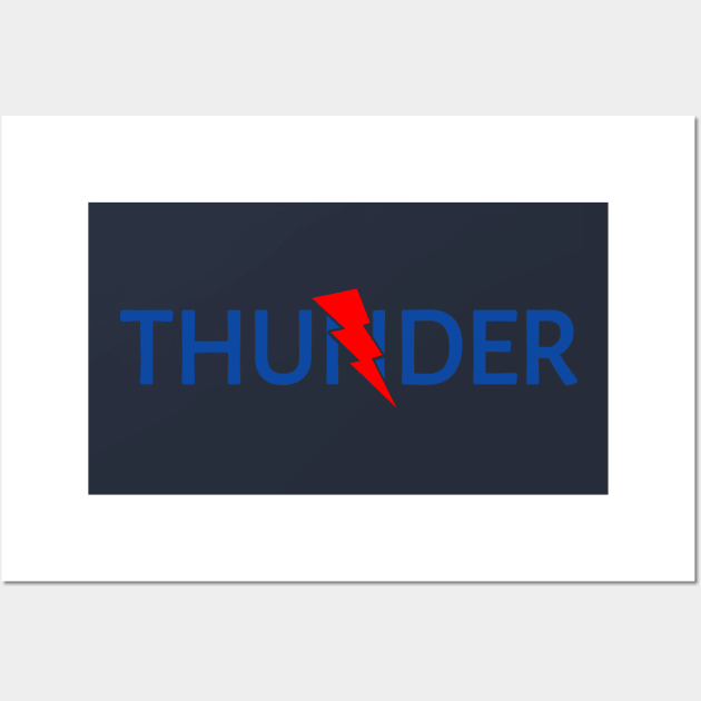 Thunder Blue Wall Art by radeckari25